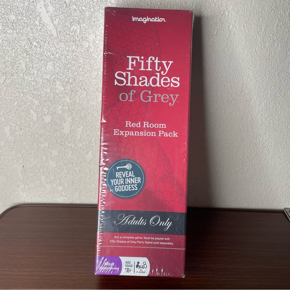Imagination 50 Shades Of Grey Red Room Expansion Pack Adults Only Party Game New